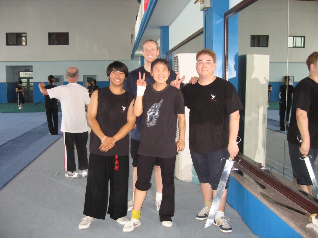 Johnny, Mike, Yang Bei Bei, and Mark