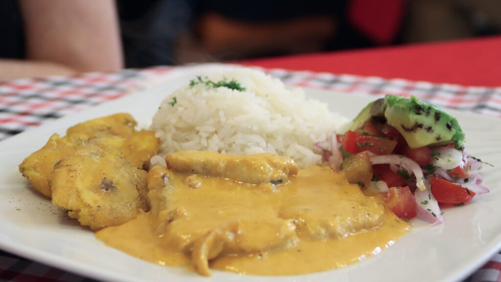 an ecuadorian fish dish