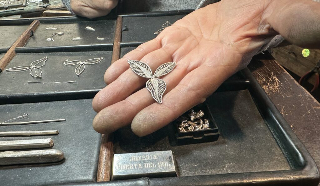 Silver filigree work