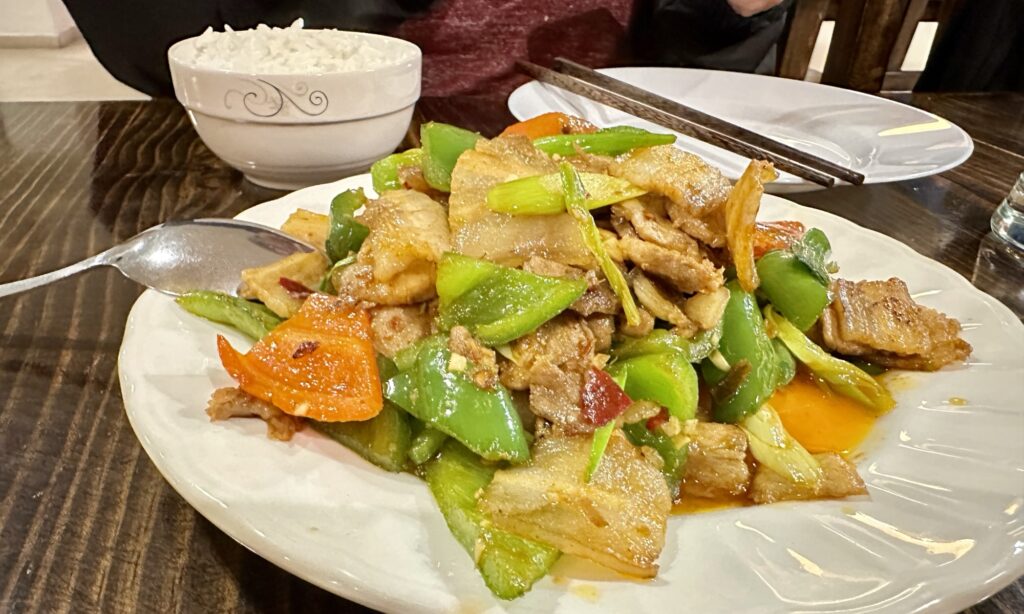 the twice cooked pork