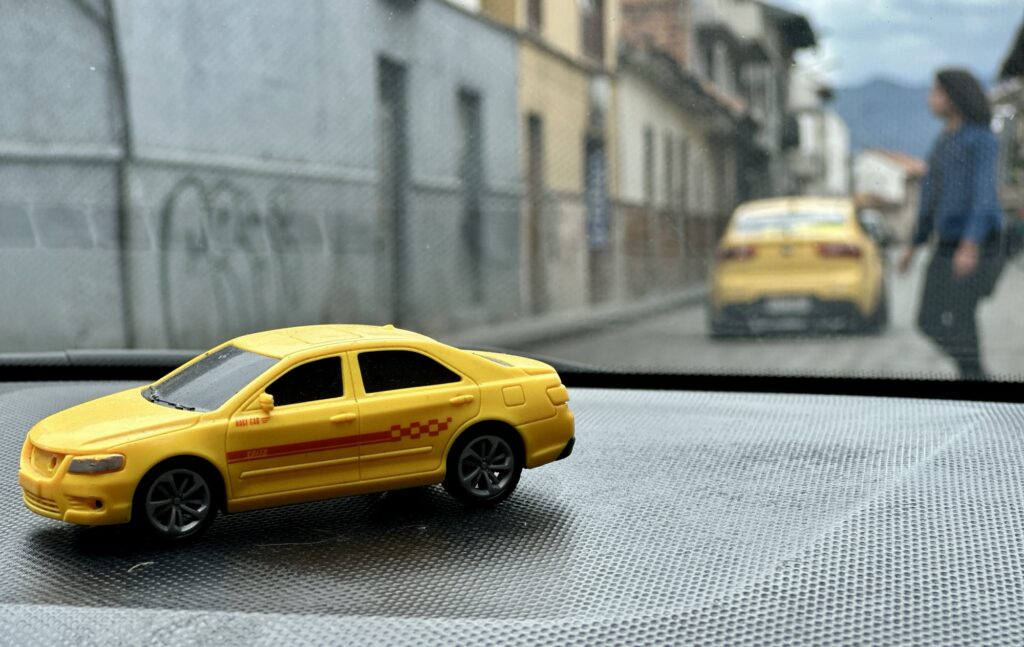 taxi and a small taxi