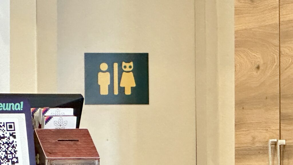 bathroom sign