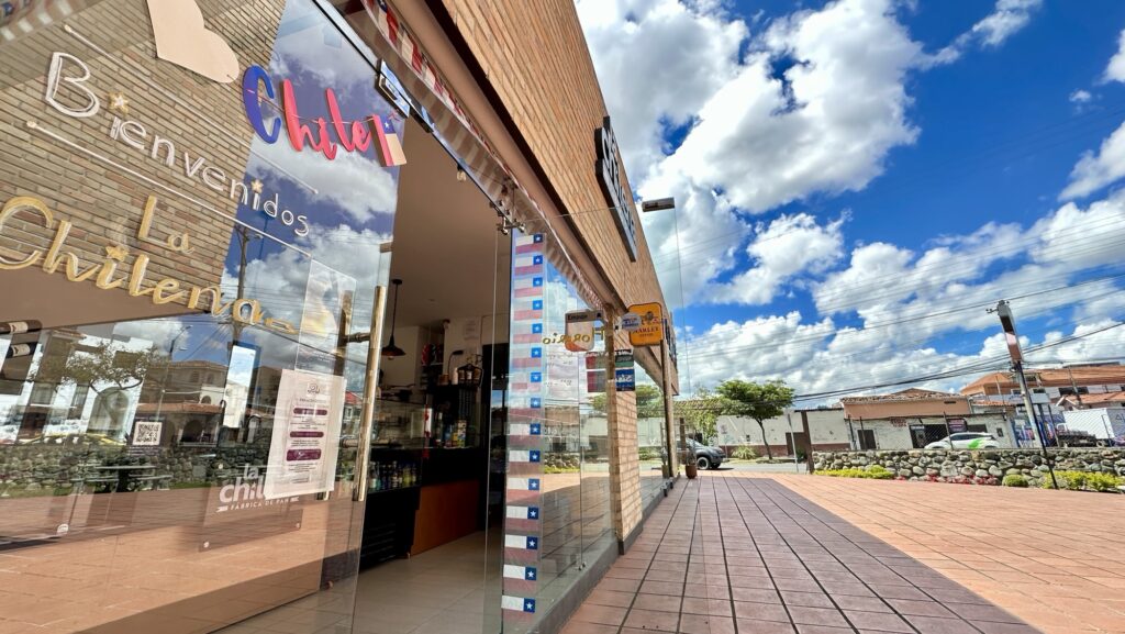 entrance to a Chilean bakery