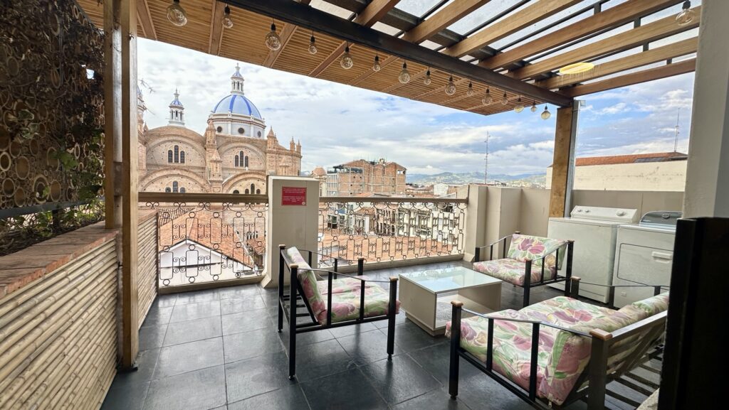 a view of Cuenca's cathedrals