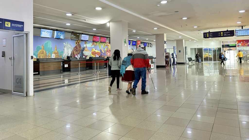 Cuenca airport ticket counters