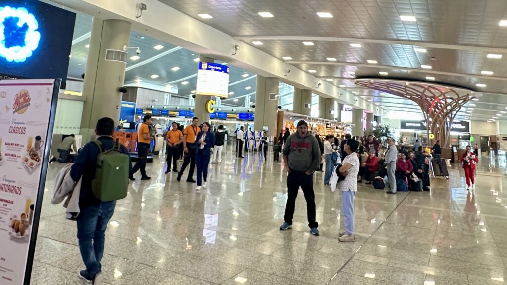 Main terminal at Quito airport