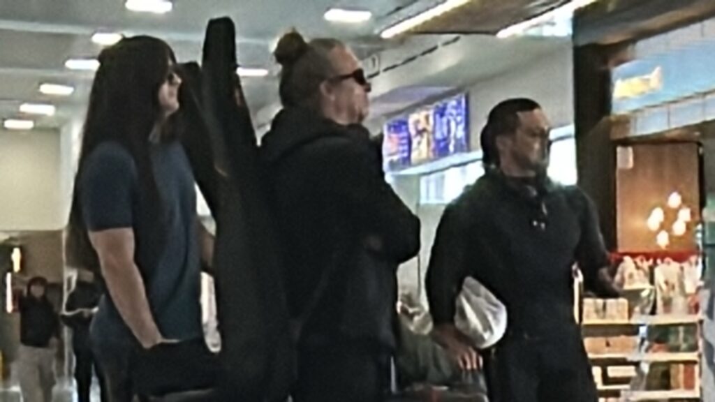 people posting for a photo