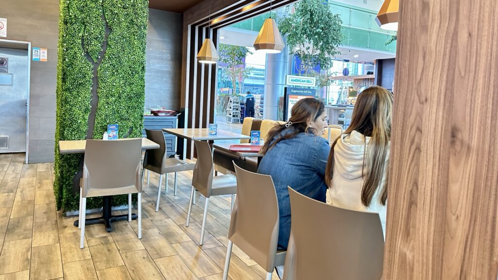 Inside an American Deli at Quito Airport