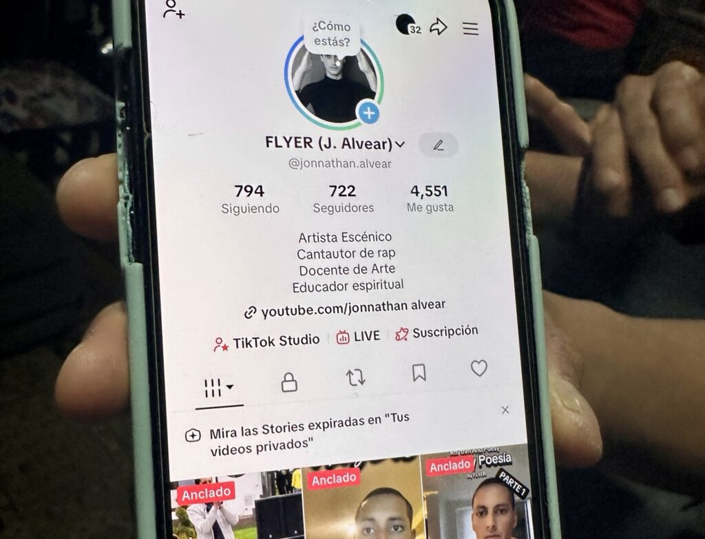 TikTok details for FLYER