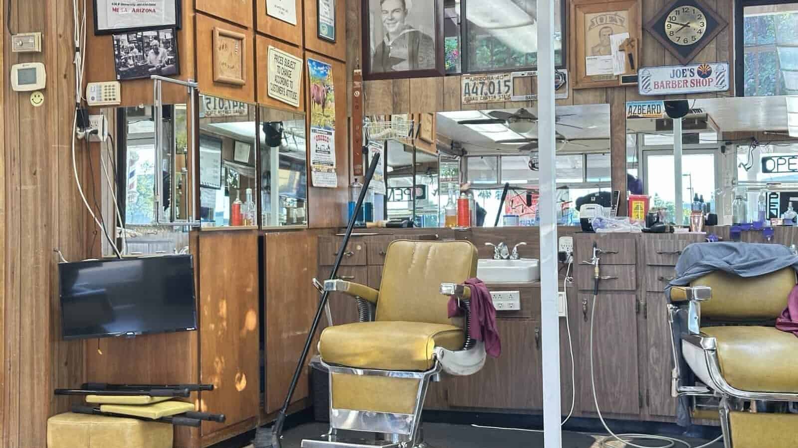 barber shop chairs