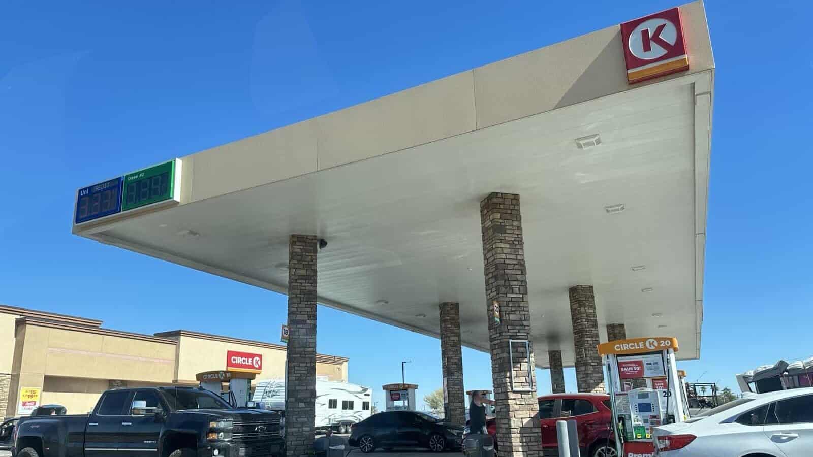 A circle K gas station